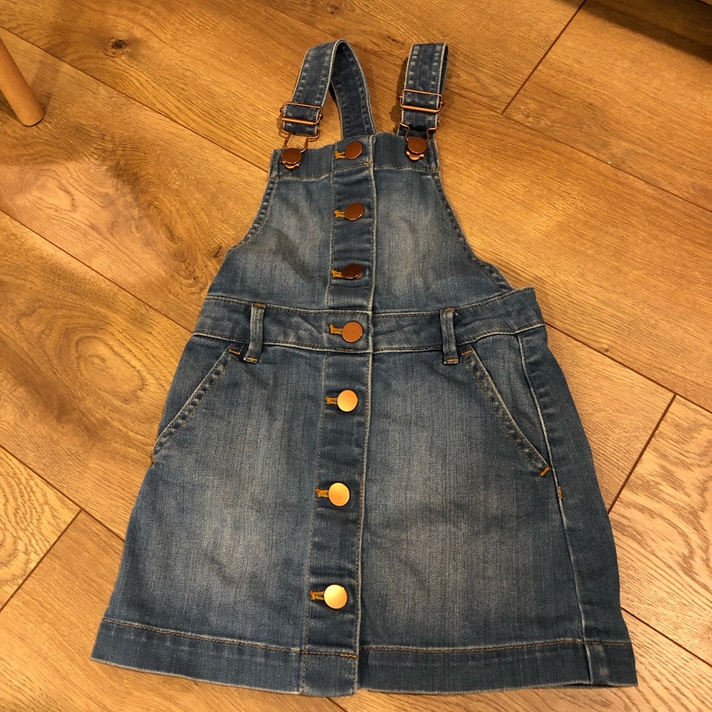 Crewcuts Jcrew denim overall skirt